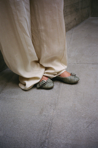 EARLY 00s CHRISTIAN DIOR GAUCHO BALLERINAS